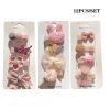 12Pcs/Set Animal Crown Flower Baby Hairpins Sweet Princess Girls Barrettes Kids Hair Accessories - set 1