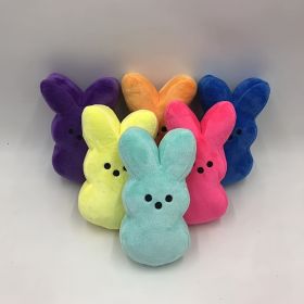 New Rabbit Easter Cartoon Rabbit Plush Doll For Children's Day Christmas Birthday Gift 6inch/15cm - Yellow - 6inch