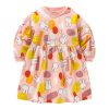 Baby Girl Bunny & Camouflage Long Sleeve Dress - 90 (12-24M)