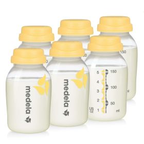 Medela Breast Milk Collection & Storage Bottles - 5 oz, 6 pack - Medela