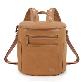 Leatherette Backpack Diaper Bag - Baby Innovations