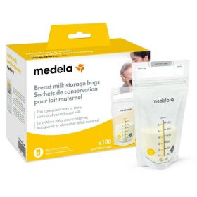 Medela Breast Milk Storage Bags, 6oz/180ml, 100-pack - Medela