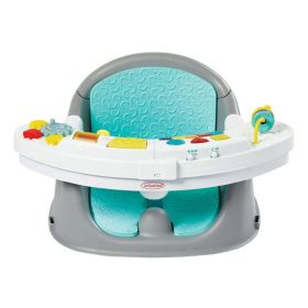 Infantino Music & Lights 3-in-1 Discovery Seat and Booster, 4-48 Months Unisex, Teal - Infantino