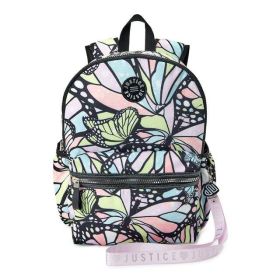 Justice J Sport Girls 17" Butterfly Backpack - Itzy Ritzy