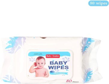 Bosonshop Best Baby Wipes Water Wipes Soft Cleaning Wipes Natural Wet Wipes, 6 Packs, 480 Wipes - KM3520