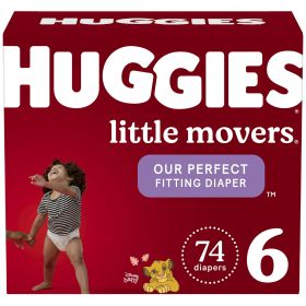 Huggies Little Movers Baby Diapers Size 6;  74 Count