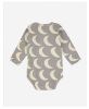 Baby Print Graphic O-Neck Long Sleeve Fashion Onesies - 66 (3-6M) - Blue