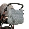 Mummy bag handbag multifunctional large capacity mother bag mother baby baby diaper bag out of handbag - MFYDFF0-Light Blue