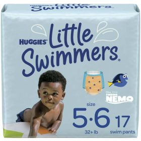 Huggies Little Swimmers Swim Diapers Size 5-6;  Large;  Count 17