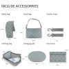 Mummy bag handbag multifunctional large capacity mother bag mother baby baby diaper bag out of handbag - MFYDFF0-Light Blue