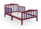 Twain Toddler Bed Red/Blue - red