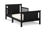 Connelly Reversible Panel Toddler Bed Black/Vintage Walnut - as Pic