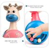 Crawling Early Education Tumbler Fawn; 3-6-9-12 Months Old Baby Learning To Crawl Children's Vocal Music Toys - Coffee