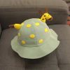 Children's hats deer fisherman hat boys and girls sunshade baby pot hat - Green