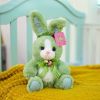 8.27inch Cute Rabbit Plush Toy Doll Pillow Children's Holiday Gift Easter Bunny - Purple - 8.27inch