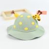Children's hats deer fisherman hat boys and girls sunshade baby pot hat - Green