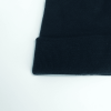 Black Warm Solid Color Knitted Beanies Hat for Boys Girls - Black