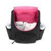 Child of Mine by Carter's Changing Pad Included Backpack Diaper Bag, Black Quilted - Carter's Child of Mine