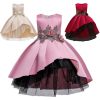 Baby Girl Flower Pattern Show Dress Birthday Party Formal Dress - 100 (2-3Y) - Beige