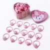 40Pcs/Set Cute Flowers Bows Baby Elastic Hair Bands Cartoon Girls Hair Ties Kids Hair Accessories - set 1
