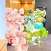 8/9/10Pcs/Set Cartoon Baby Girl Hair Clips Cute Bear Children Hairpins Bowknot Knitted Flower Kids Barretees Baby Hair Accessori - A- 1