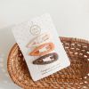 3pcs Frosted Milk Tea Color Gentle Dripping Oil Five-Pointed Star BB Clip Everything Girls Heart Base Style Hair Clip - Rectangular