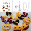 Halloween Pumpkin Wizard Hat Baby Crib Mobile Infant Room Nursery Decor Hanging Musical Mobile Crib Toy - Default