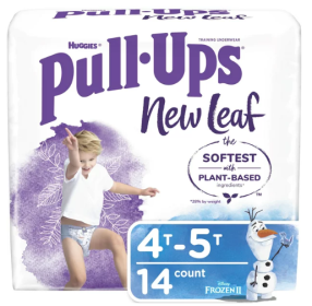 Pull-Ups New Leaf Boys' Training Pants Size 4T-5T;  14 Ct
