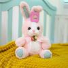 8.27inch Cute Rabbit Plush Toy Doll Pillow Children's Holiday Gift Easter Bunny - Purple - 8.27inch