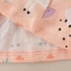 Baby Girl Cartoon Print Pattern O-Neck Long Sleeve Pullover Dress - 90 (12-24M) - Pink