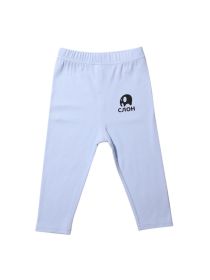 Baby Cotton Pants, Breathable and Comfortable (Color: light blue, size: 80cm)